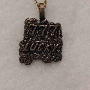 Cute Lucky 7's necklace